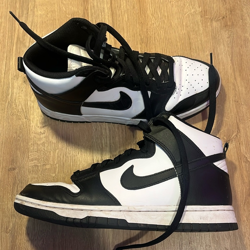 Panda high top dunks